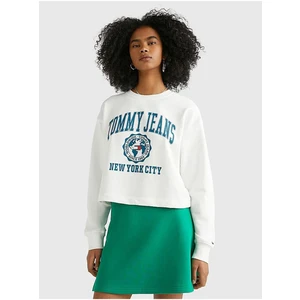 White Women's Sweatshirt Tommy Jeans - Women