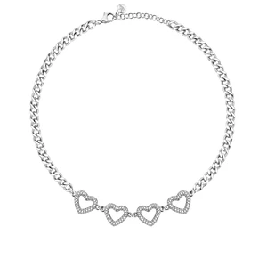 Morellato Romantický ocelový náhrdelník se srdíčky Bagliori SAVO22