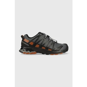 Salomon SALOMON Xa Pro 3D V8 GTX EU 46, Ebony/Caramel Cafe Pánské trailové boty