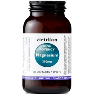 VIRIDIAN High Potency Magnesium 300mg – 120 kapslí