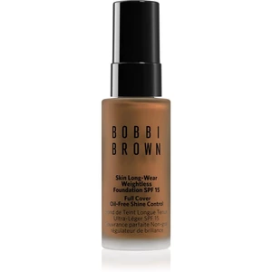 Bobbi Brown Mini Skin Long-Wear Weightless Foundation dlouhotrvající make-up SPF 15 odstín Warm Almond 13 ml
