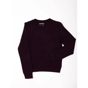 Basic dark purple youth sweatshirt