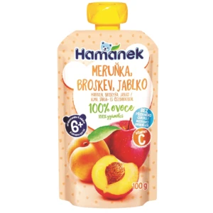 HAMÁNEK Broskyňa, marhuľa, jablko 100 g