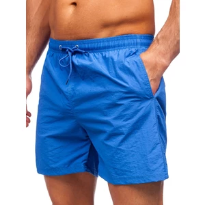 Modré pánské plavecké šortky Bolf YW07003