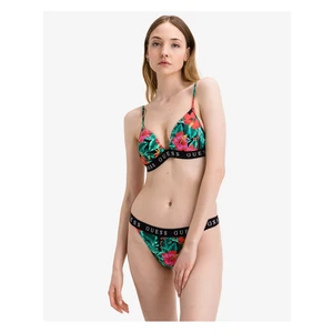 Black-green floral top of swimwear Guess - Women