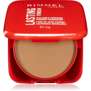 Rimmel Lasting Finish Buildable Coverage jemný kompaktný púder odtieň 010 Latte 7 g