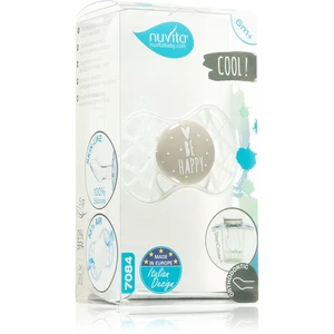 Nuvita Cool Orthodontic 6m+ dudlík Pearl grey 1 ks