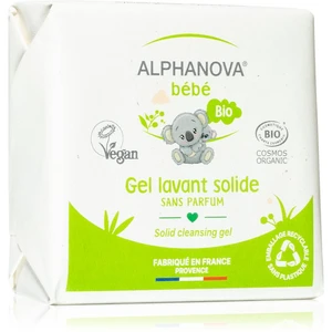 Alphanova Baby Bio tuhý sprchový gel pro děti od narození 100 g