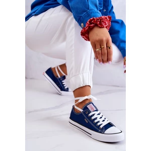 Women's Classic Sneakers Cross Jeans JJ2R4012C Navy blue
