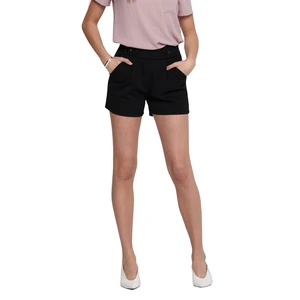 Jacqueline de Yong Dámské kraťasy JDYGEGGO Regular Fit 15203098 Black BLACK BUTTON L