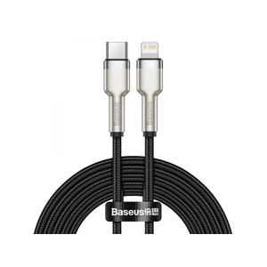 Kábel Baseus Cafule USB-C/Lightning PD 20W, 2m (CATLJK-B01) čierny USB-C/Lightening kábel • dĺžka 2 m • odolný kábel • kompatibilný pre smartfóny, iPh