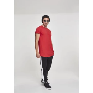Shaped Long Tee fire red