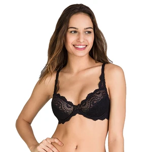 PLAYTEX FLOWER ELEGANCE - UNDERWIRE BRA - Women's bra with bones - black