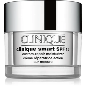 Clinique Clinique Smart™ SPF 15 Custom-Repair Moisturizer denný hydratačný krém proti vráskam pre suchú až veľmi suchú pleť pre veľmi suchú pleť 50 ml