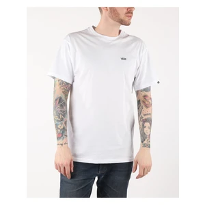 VANS Pánské triko MN Left Chest Logo T White/Black VN0A3CZEYB21 S