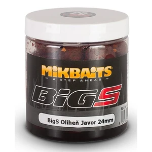Mikbaits boilies v dipe bigs oliheň javor 250 ml-24mm