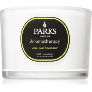 Parks London Aromatherapy Lime, Basil & Mandarin vonná svíčka 350 g