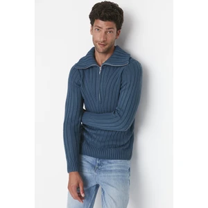 Trendyol Sweater - Navy blue - Regular fit