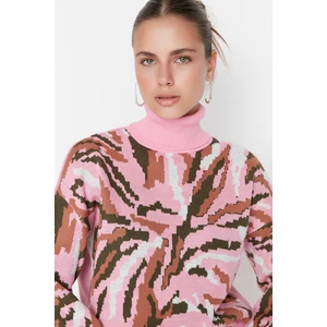 Trendyol Sweater - Pink - Regular fit