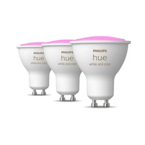 Philips Lighting Hue LED žiarovka 871951434276700 En.trieda 2021: G (A - G) Hue White & Col. Amb. GU10 Dreierpack 3x230l