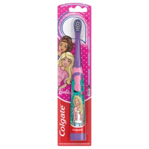 Colgate Kids Barbie detská zubná kefka na batérie extra soft