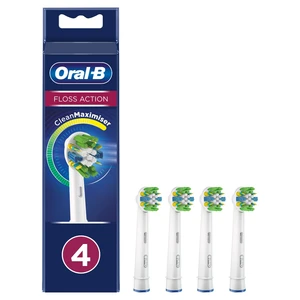 Náhradné hlavice Oral-B EB 25-4 náhradná hlavica kefky • 4 ks v balení • technológia CleanMaximiser • hlava typu Floss Action • vlákna MicroPulse • ko