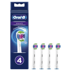 Oral B 3D White CleanMaximiser náhradné hlavice na zubnú kefku 4 ks