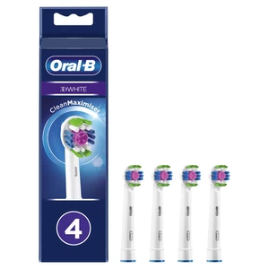 Oral B 3D White CleanMaximiser náhradní hlavice pro zubní kartáček 4 ks