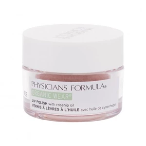 Physicians Formula Organic Wear Organic Rose Oil Lip Polish 14,2 g peeling pro ženy Rose na všechny typy pleti; výživa a regenerace pleti