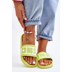 Women's Classic Slippers Big Star LL274742 Lime