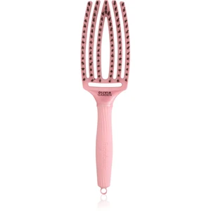 Olivia Garden Fingerbrush Love Pearl kefa na vlasy Pink 1 ks