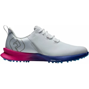 Footjoy FJ Fuel Sport Mens Golf Shoes White/Pink/Blue 42,5