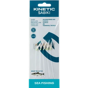 Kinetic návazec sabiki silverstrike fishskin flash 130 cm - 8