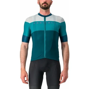 Castelli Sezione Jersey Deep Teal/Quetzal Green L Jersey