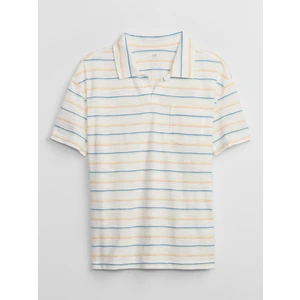 GAP Kids Striped Polo T-shirt - Boys