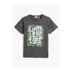 Koton T-Shirt - Gray - Regular fit