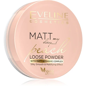 Eveline Cosmetics Matt My Day fixační pudr s matným efektem odstín Peach 6 g