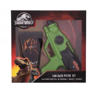 Universal Jurassic World dárková kazeta sprchový gel Jurassic World 150 ml + vodní pistole pro děti