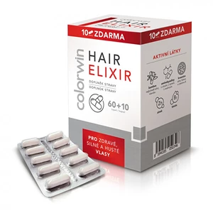 Colorwin Doplněk stravy pro zdravé, silné a husté vlasy Colorwin Hair Elixir 70 kapslí