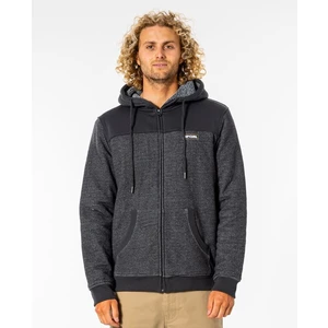 Mikina Rip Curl SURF REVIVAL LINED FLEECE  Washed Black