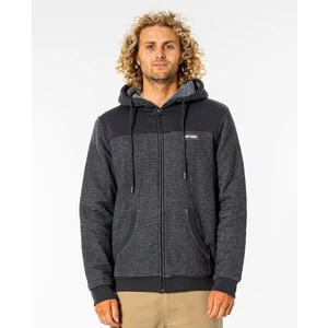 Sweatshirt Rip Curl SURF REVIVAL LINED FLEECE Washed Black