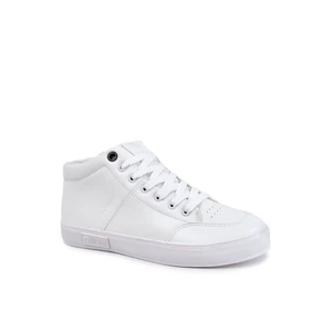Men's Classic Leather Sneakers Big Star KK174347 White