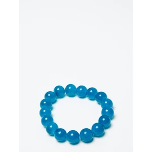Pearl bracelet on an elastic band sapphire