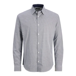 Dark Blue Mens Plaid Shirt Jack & Jones Label - Men