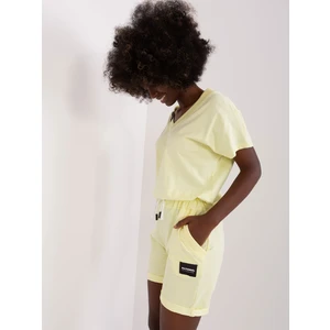 Light yellow cotton overall