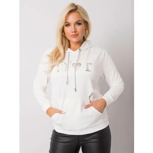 Ecru sweatshirt larger size