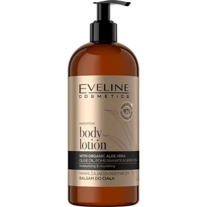 Eveline Cosmetics Organic Gold hydratační tělový balzám s aloe vera 500 ml