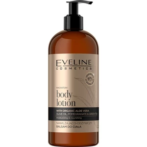 Eveline Cosmetics Organic Gold hydratačný telový balzam s aloe vera 500 ml
