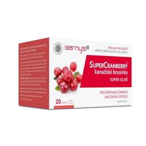 Barny´s SuperCranberry kanadské brusinky SUPER SILNÉ 20 kapslí