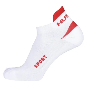 Sport socks white / red